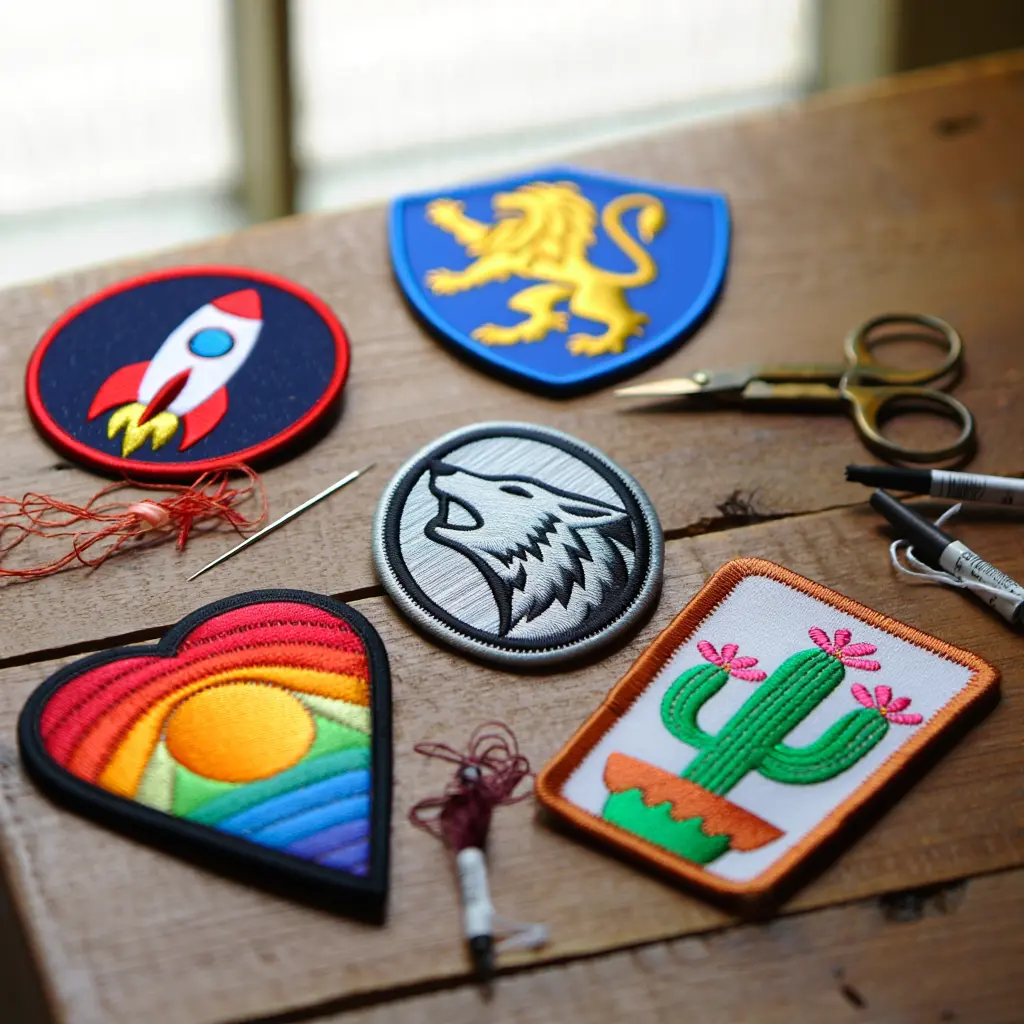 Samling av skreddersydde patches